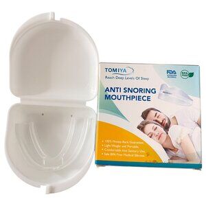 Anti Snoring Mouthpiece NEW BPA Free FDA Approved Tomiya Anti Snoring Solution
